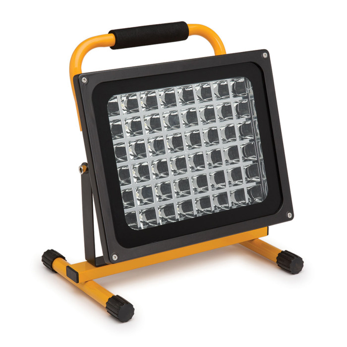 50W LED Flood Light, DC, Rechargeable